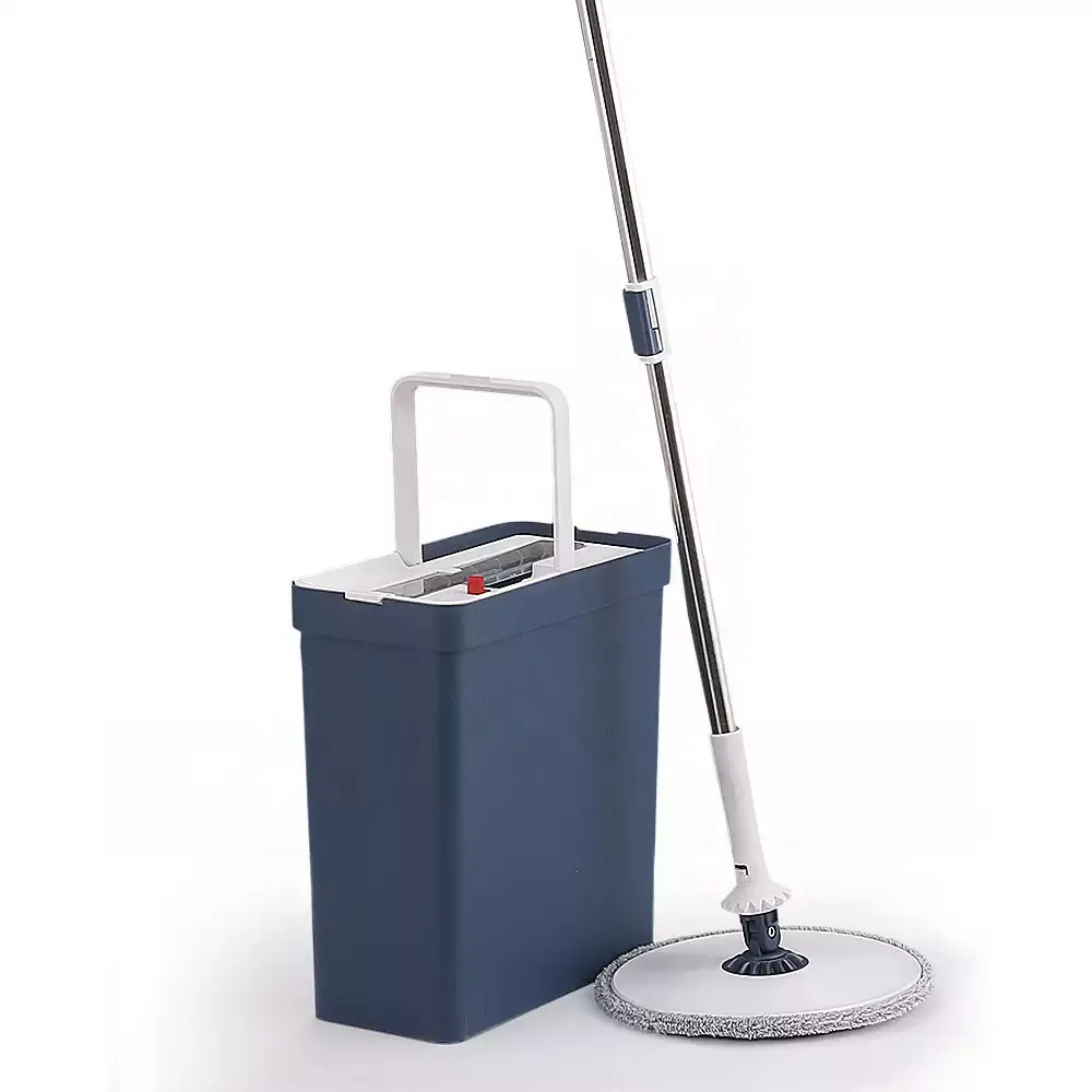 Bucket Floor Cleaning System Wet And Dry 360 Hand Free Flat Mop And Bucket