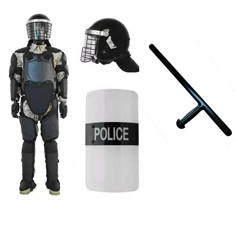 langdun self defense anti riot control 60cm polycarbonate police baton