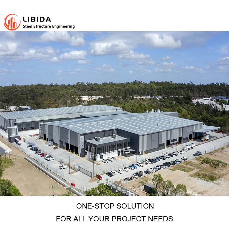Pre-Build Industrial Steel Structure Buildings Material Kits Prefabricated Modular Metal Frame Factory Workshop Buildings