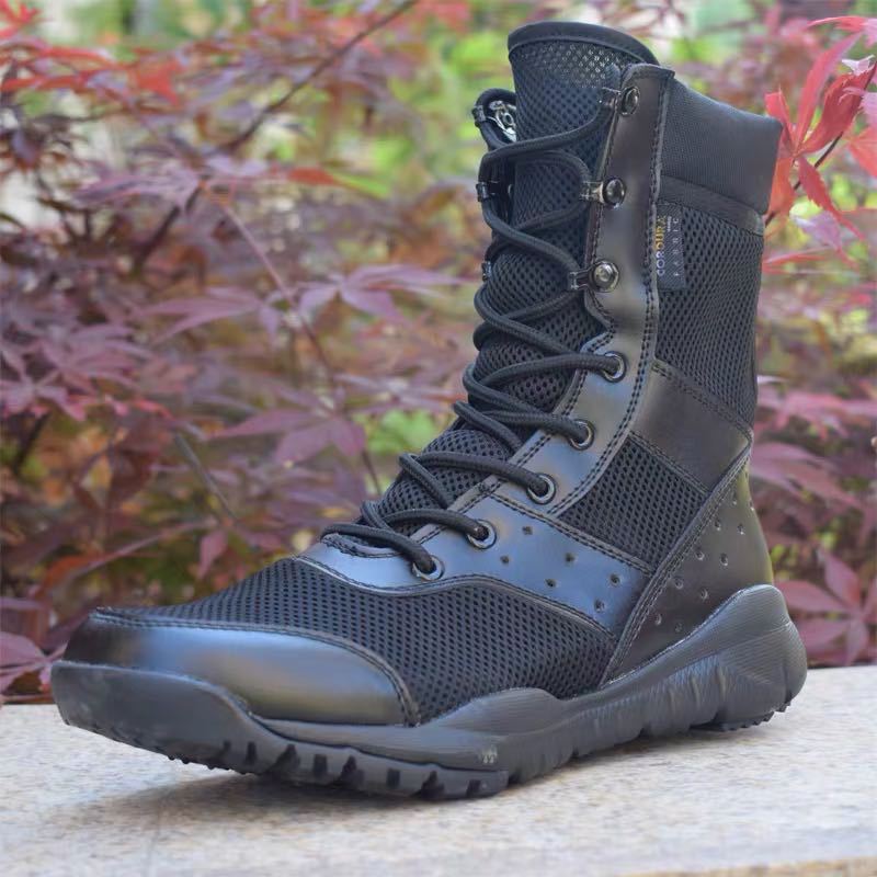 2021 Hiking Boots Mountain Climbing Breathable Leather Sport Hiking Boots