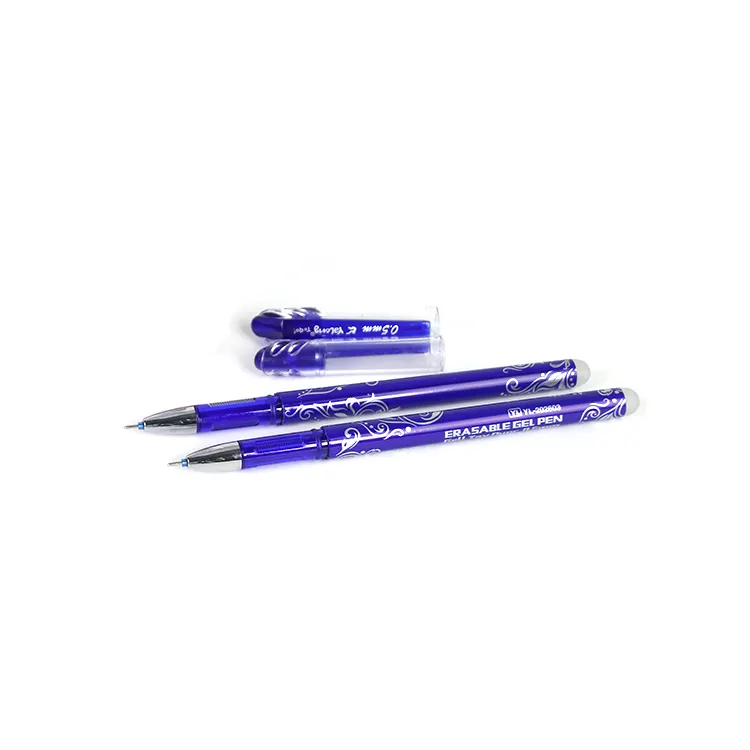 Yalong Water Custom Pen Erasable Ink Gel Pen With Eraser Creative Cute Little Rubbing Head Erasable Pen