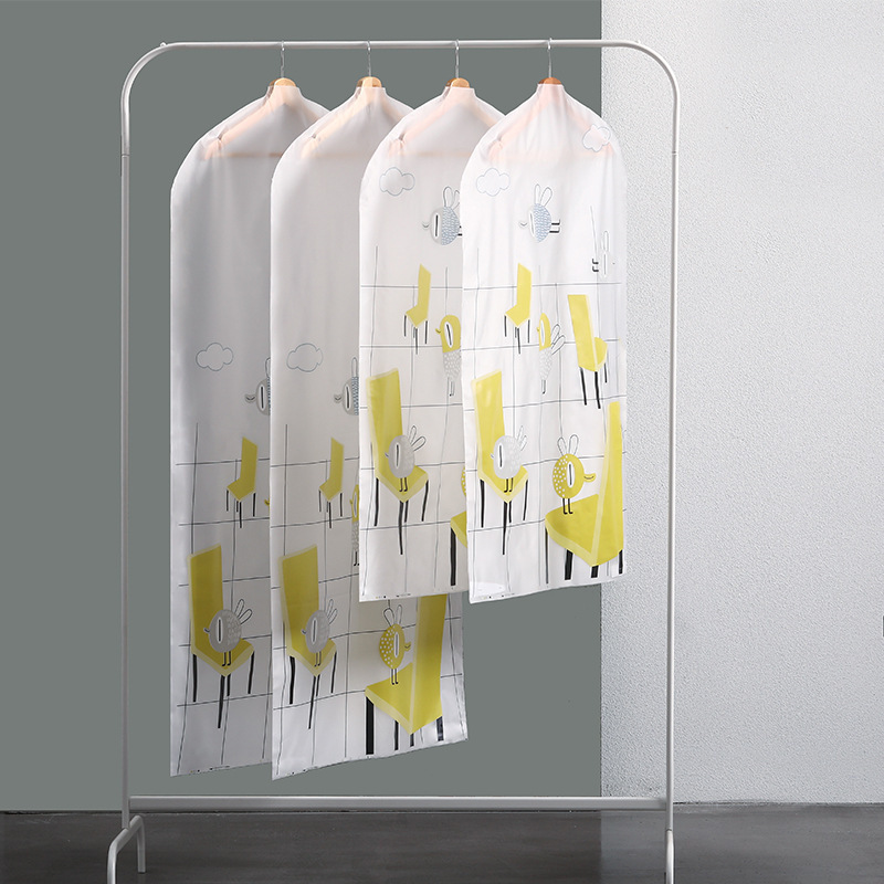 Wholesale Cheap Customized Practical White Large Clear Recycled Dust Proof Plastic Suit Garment Bags for Daily LIfe