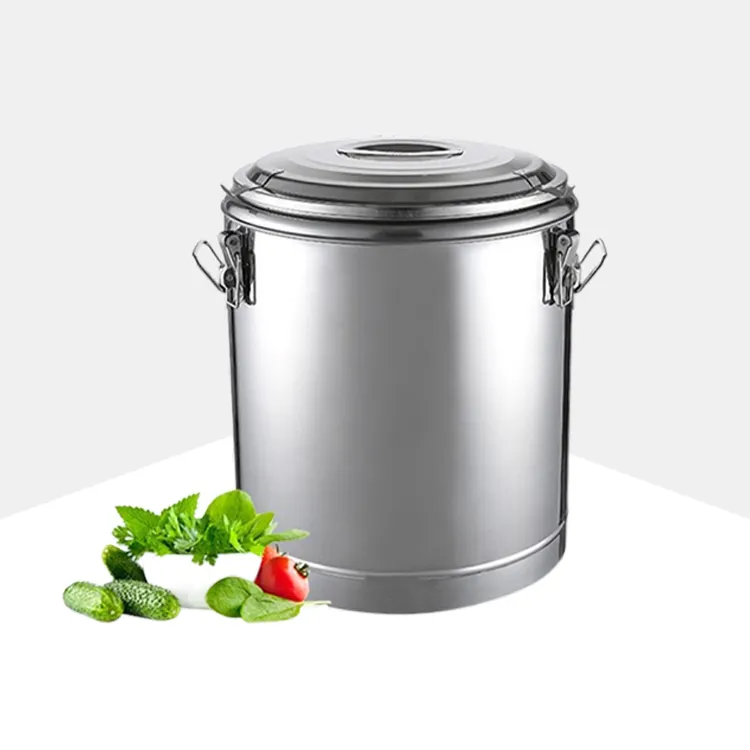 The multifunctional 20l heat preservation soup barrel metal pail mash tun