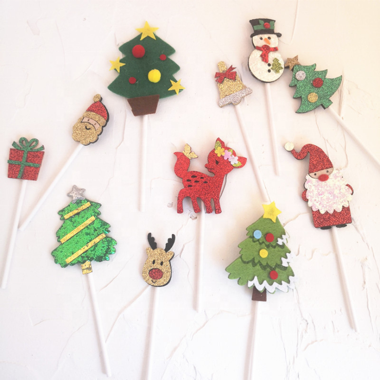 Bestselling New Style Christmas Tree Party Cake Decoration Cake Topper