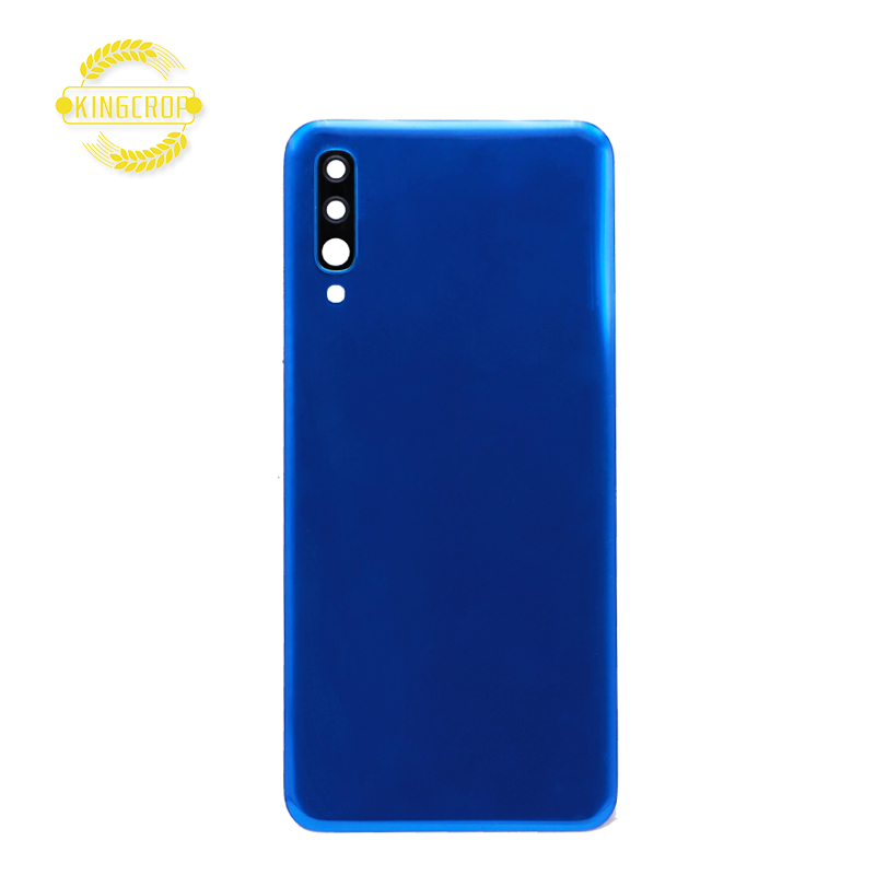 Оптовая продажа, задняя крышка батарейного отсека для Samsung Galaxy A50 A505, задняя крышка батарейного отсека с наклейками