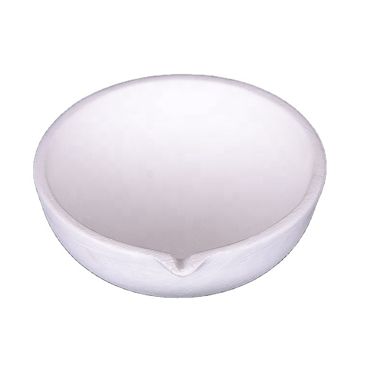 High Purity Quartz Silica Crucible Dish Cup for Melting Casting Refining Gold Silver Copper Scrap Metal Jewellery