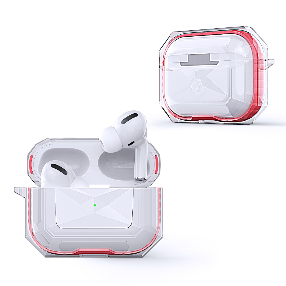 Transparent Wireless Charging Headphone Box Shockproof Tpu Clear Protective Cover For Airpods Pro 3 Case