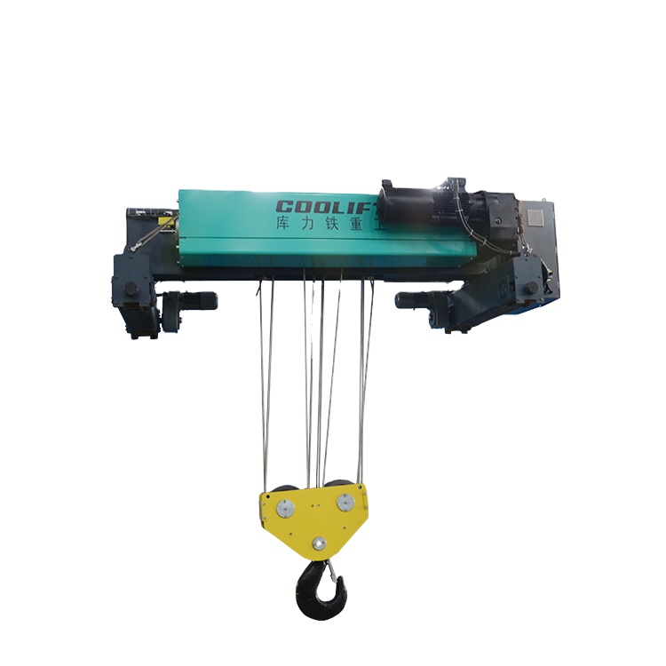 Double girder Electric hoist 5 ton 9m 380 volt wireless remote control hoist for sale