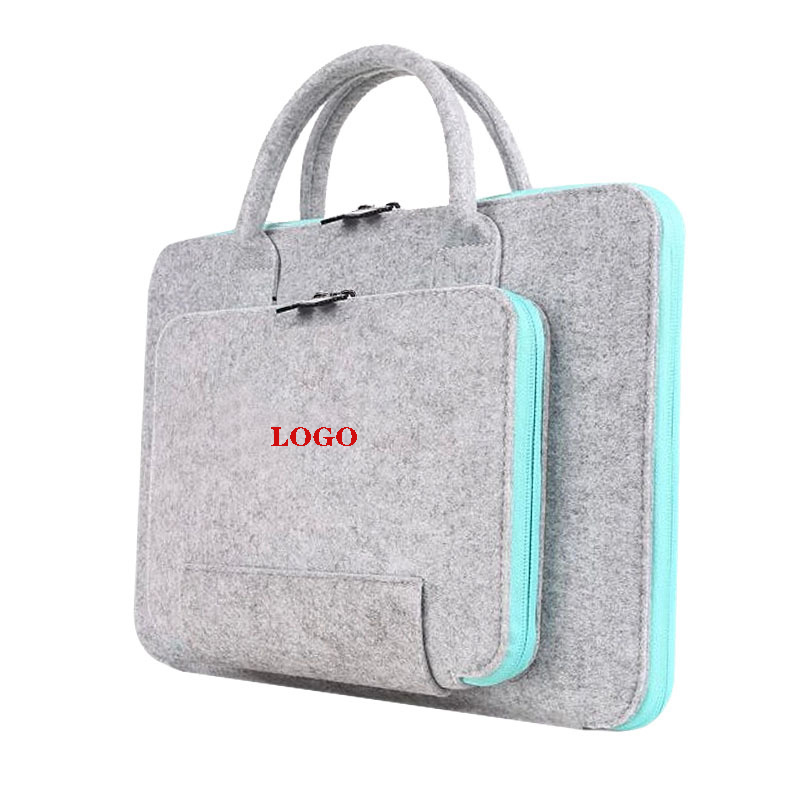 Yiwu backpack, оптовая продажа, фетровая сумка для ноутбука, Пользовательский логотип, обычная Экологически чистая фетровая сумка для ноутбука 15 дюймов