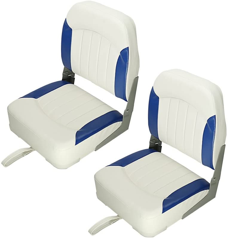 Strong folding boat seats suitable for tinnies and other boats