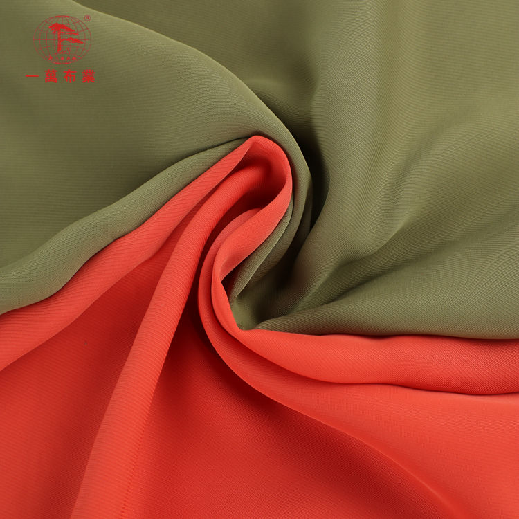 Twill Chiffon Fabric Hot Sale Custom 100 Polyester Fabric Silk Chiffon Fabric