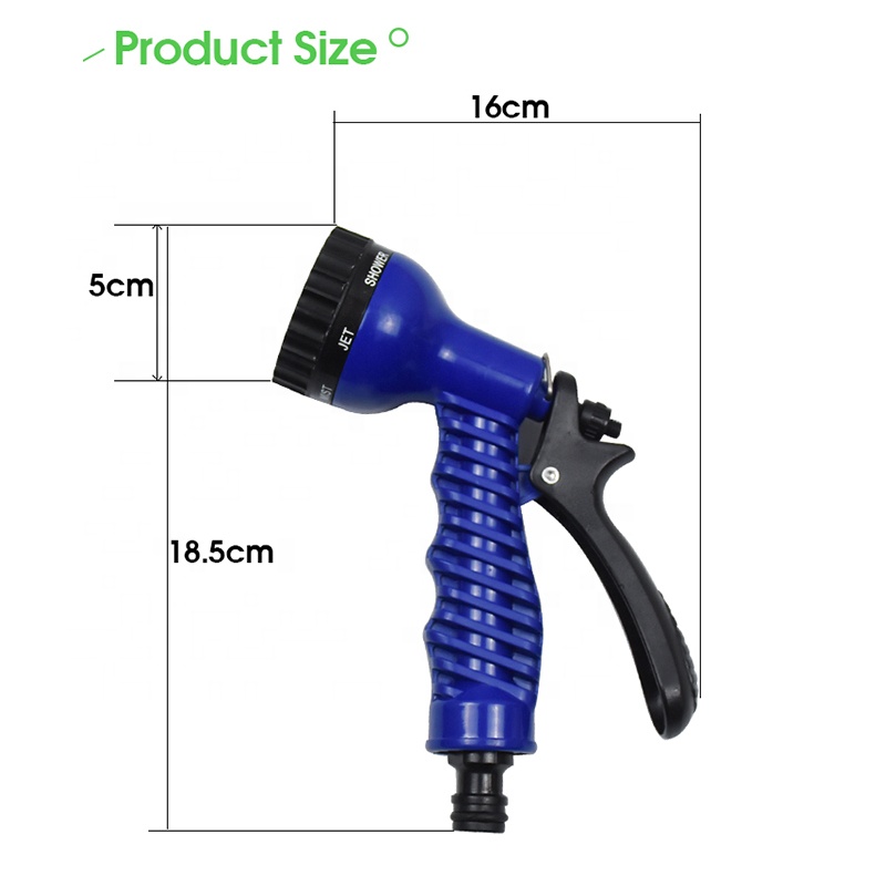 China Factory Direct Selling 7 Patterns Garden Watering Gun Spray Nozzle Spray Gun Garden hose sprayer nozzle agriculture