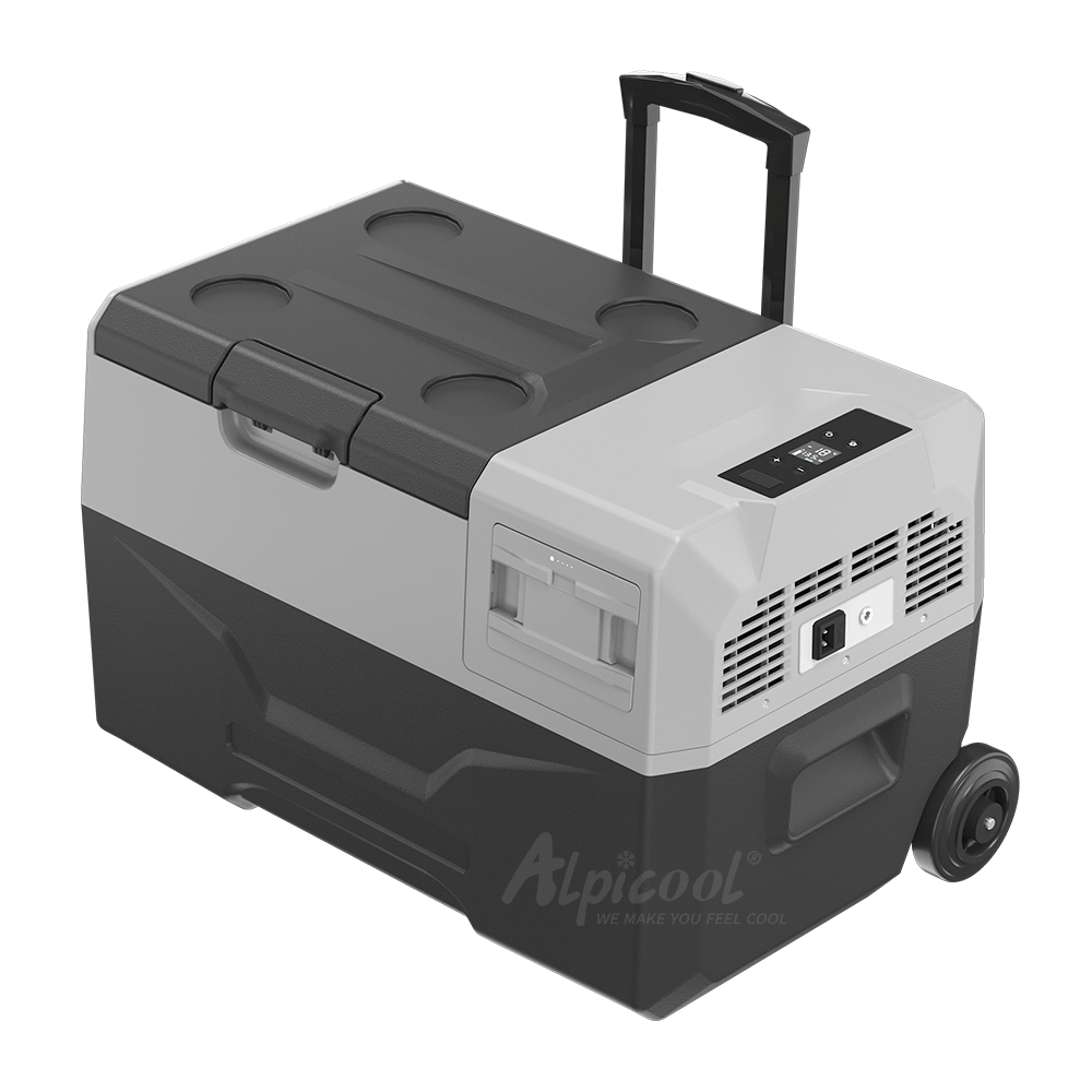 Кемпинг открытый караван Rv Солнечный холодильник 12v dc компрессор Солнечный холодильник