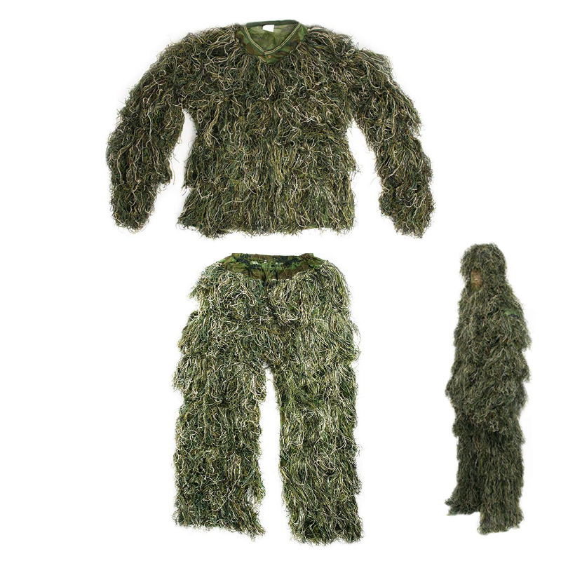 Sniper Ghili Suit Invisibility Cloak Forest Mens Hunting Camouflage Equipment Ghillie Suit Clothing