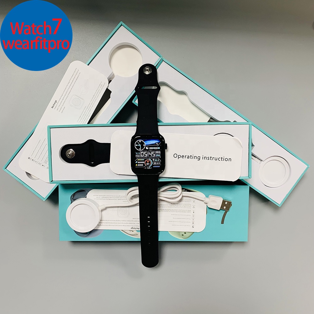 2021 New Arrived N76 Smart Watch 1.75 Inch Screen Reloj intelligent Series 7 IP68 Waterproof BT Wireless Charging Smartwatch