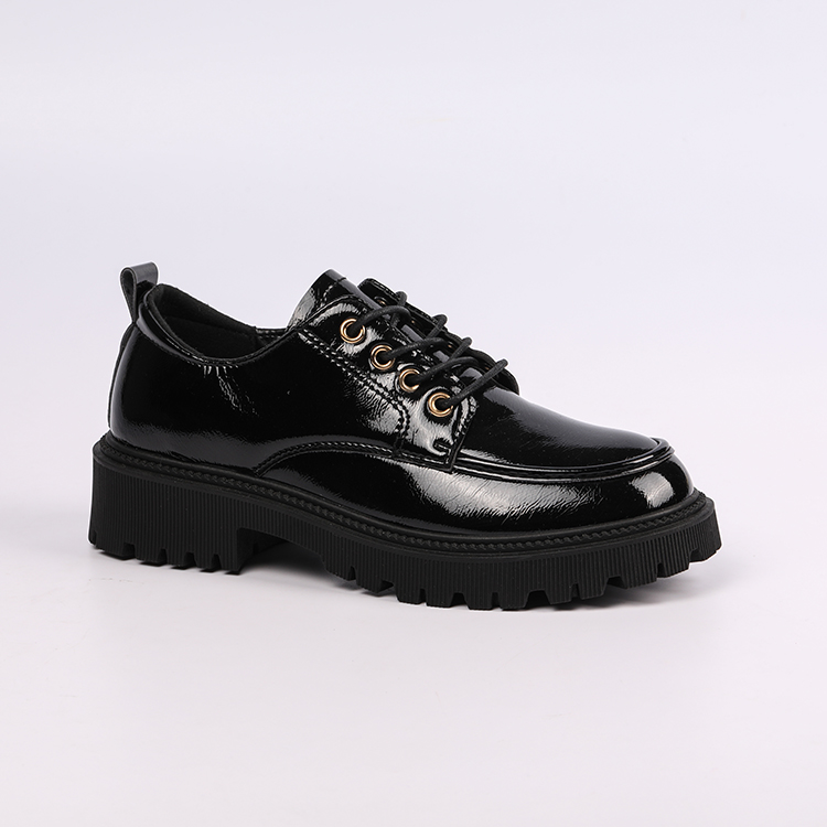 2023 British Style Slip On Loafers Genuine Leather Office Shoes Leather Casual Loafer Shoes For Women
