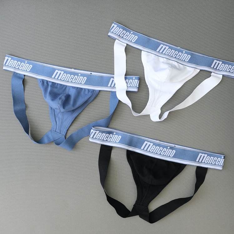 Men Briefs Open Backless Crotch G-strings Sexy Male Underwear Cotton Man Thongs Jockstrap Underpants