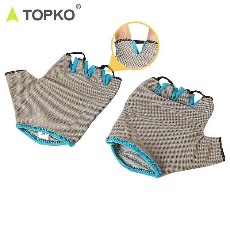 TOPKO пользовательские логотип Лидер продаж Фитнес Спорт тренажерный зал перчатки