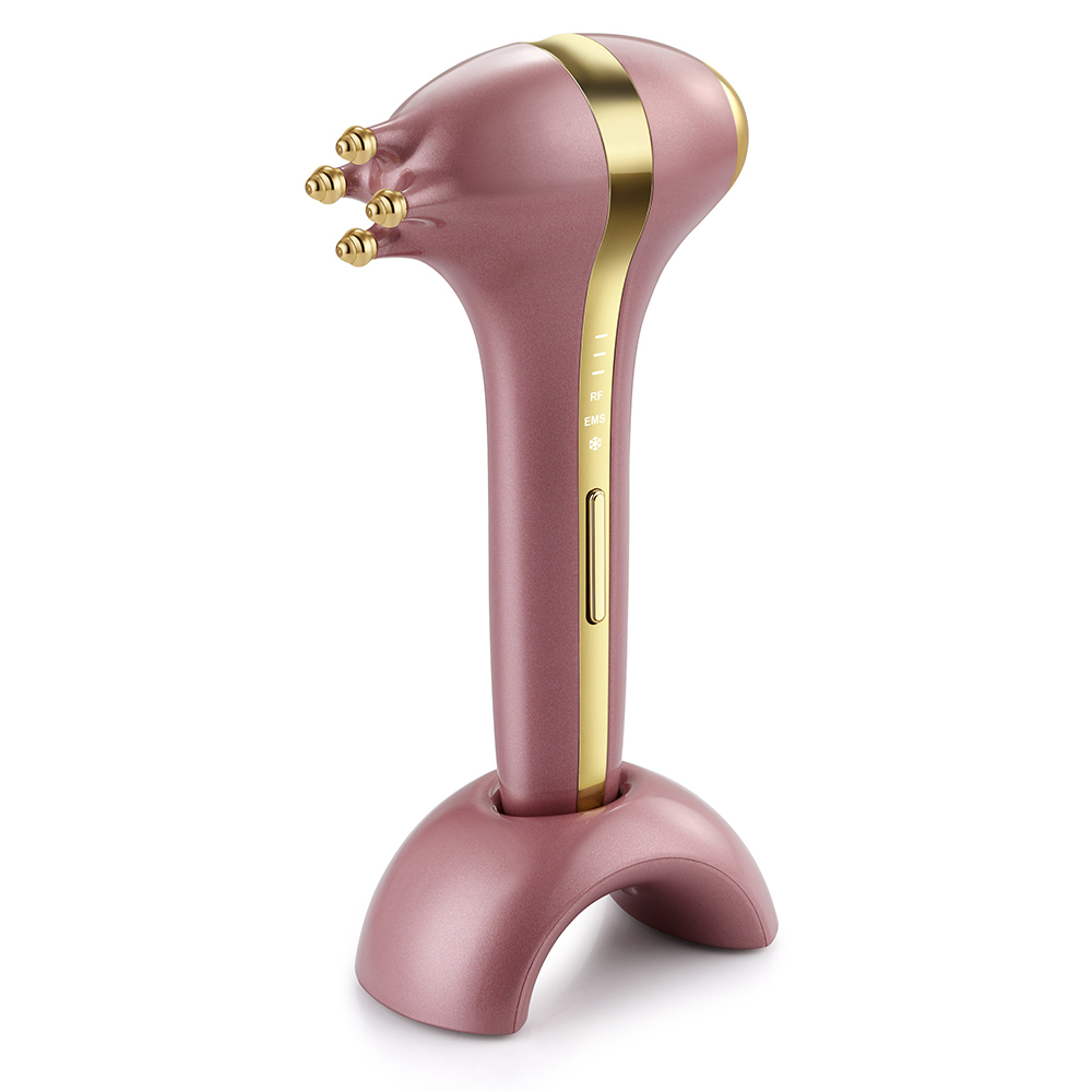 2021Hot Beauty Products New Arrival ICE Cool RF eye care beauty device with Good Quality 24k Gold Bar