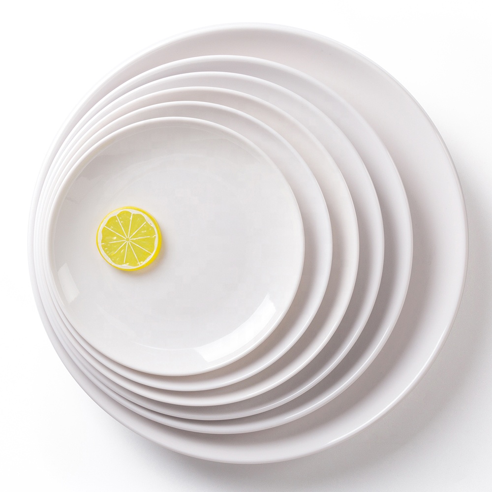 Factory Direct Large Plates Sets Dinnerware Melamine Camping Party Plates Dessert Plate