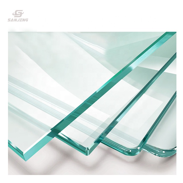 Sanjing wholesale manufacture tempered armored glass prices ESG glass vidrios templado toughened glass 12mm de vidrio templado