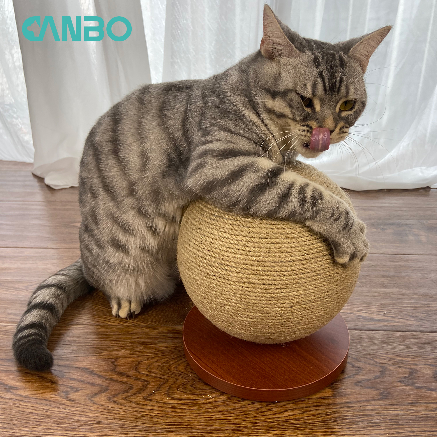 Модная сизальная кошачья царапина, мячик для кошек, царапающая кошачья шеста, мебель, интерактивные игрушки для кошек