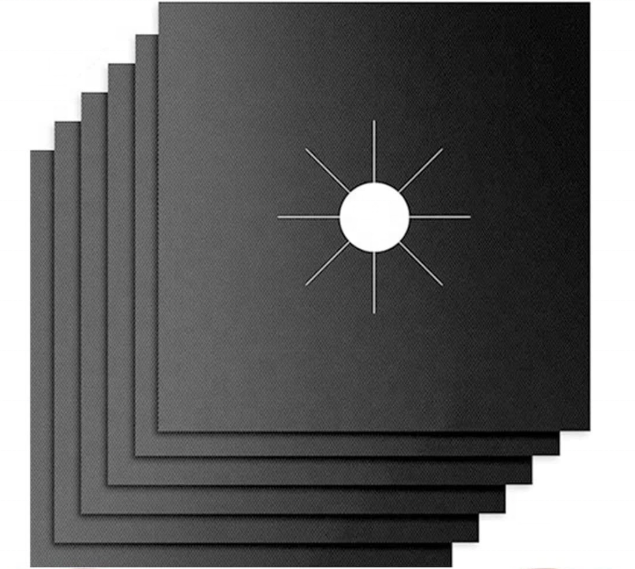100% non stick reusable stove top burner liner cover gas stove protector