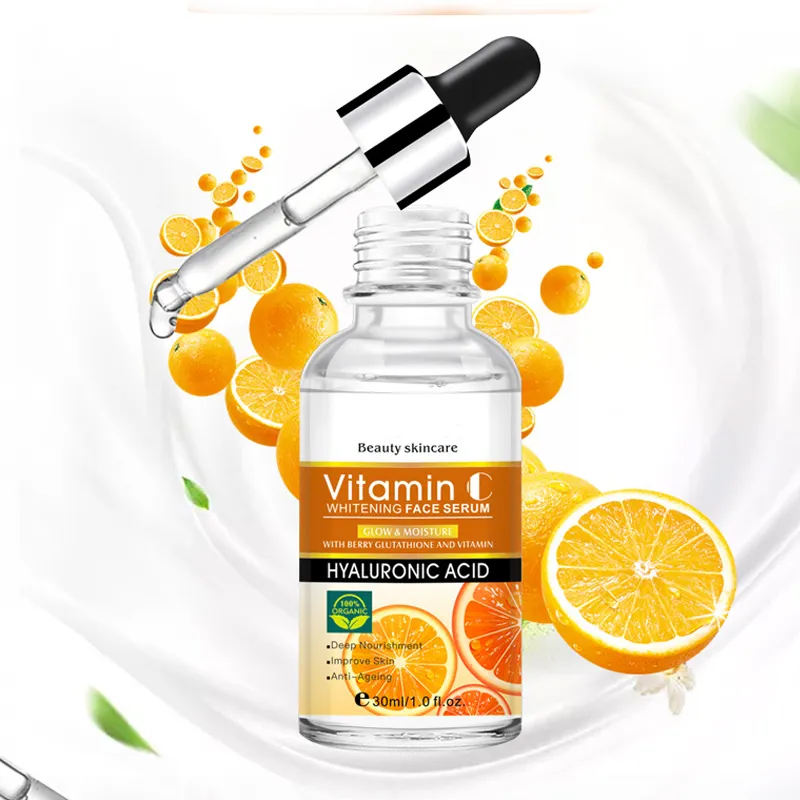 Professional OEM Private Label Deep Nourishment Improve Skin Anti-Aging Vitamin C Whitening Face Serum For Women