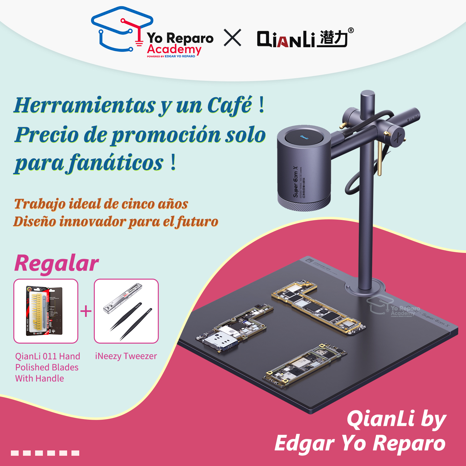 QianLi X Edgar Yo / Reparo Super Cam X infrared thermal imaging analyzing camera Limited Promotion