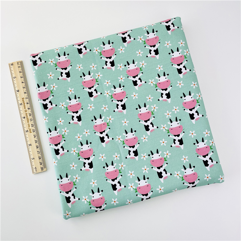 Новое поступление 220GSM 155 см 95% хлопок 5% спандекс хлопок спандекс ткань хлопок лайкра трикотажная ткань по метрам