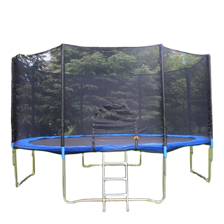 Professional Customized Logo Print Large Round 12FT Kids Adults Exercise Jumping Fitness Trampolines for Indoor and Outdoor