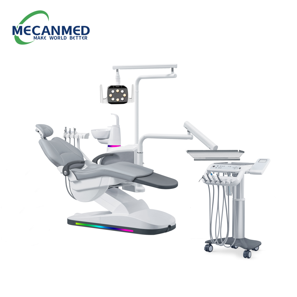 Guangzhou Factory Mecan Medical Dentist Chair Full Set Dental Unit Chair Dental Chairs In China For Hospital Clinic Use
