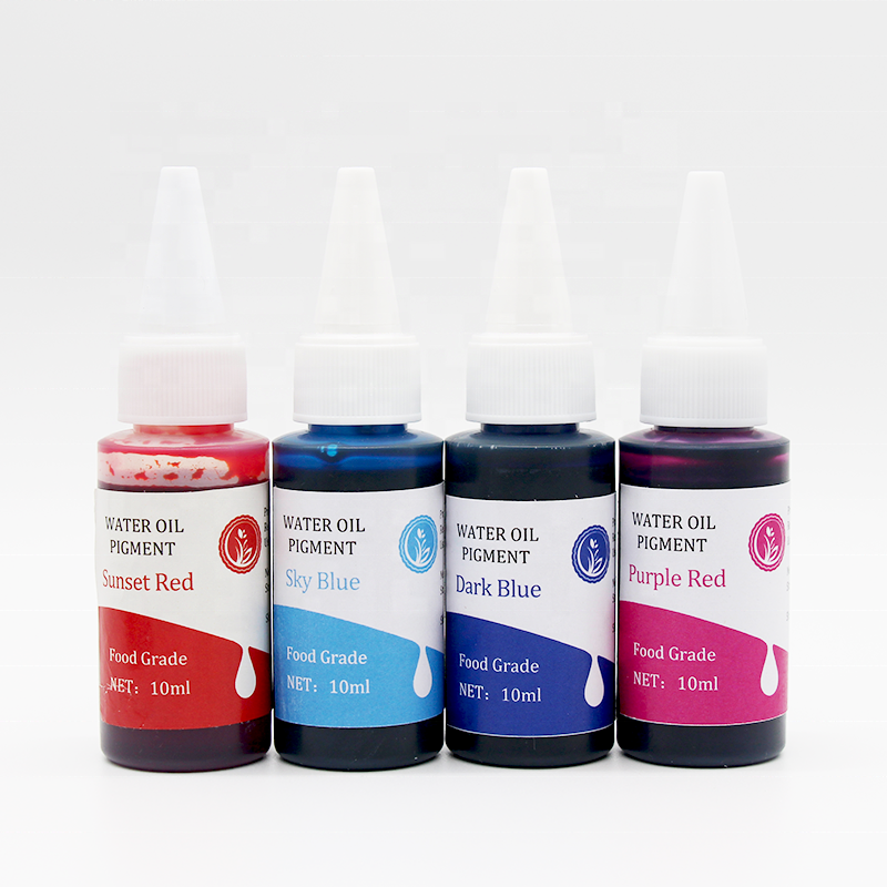 10ml and 30ml sample edible water soluble pigment red sunset liquid food coloring