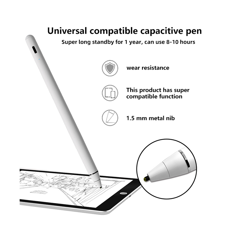 Promotional Multi Function Metal Pen Aluminum Touch Screen Logo Tablet Stylus Pen
