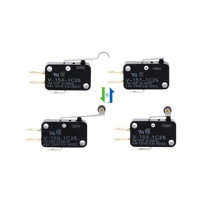 Микропереключатель V-15-1B5 V-154-1C25 V-156-1C25 V-155-1C25 V-151-1C25 V-153-1C25 V-15-1C25 V-15-1A5 V-152-1C25-T V-156-1C25-T