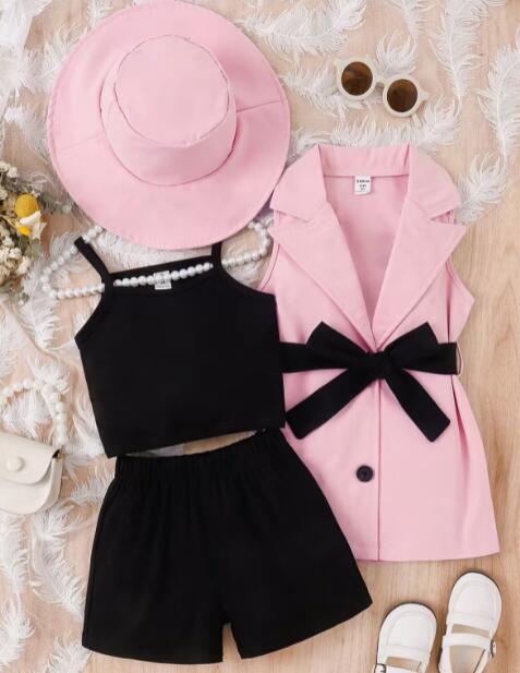 kids clothes Girls' wear Lace top irregular denim skirt kids clothing sets children's clothing 2 piece set girls clothing sets