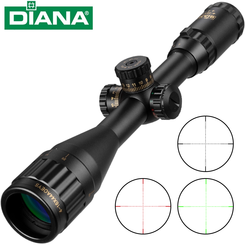 Тактический оптический прицел для рогатки DIANA 4-16X44 afg, аксессуары, Охотничья Серия 1, Охотничья игра, охотничий прицел для спорта на открытом воздухе