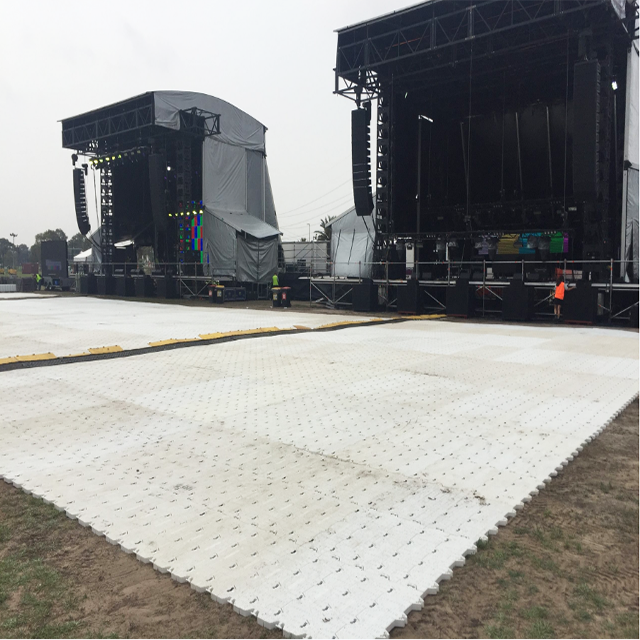 High Quality PP Plastic Interlocking Span Outdoor Event Flooring Marquee Venue Tent Flooring