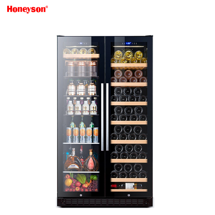 Honeyson 300L двухдверный винный шкаф холодильник 165W HS-635