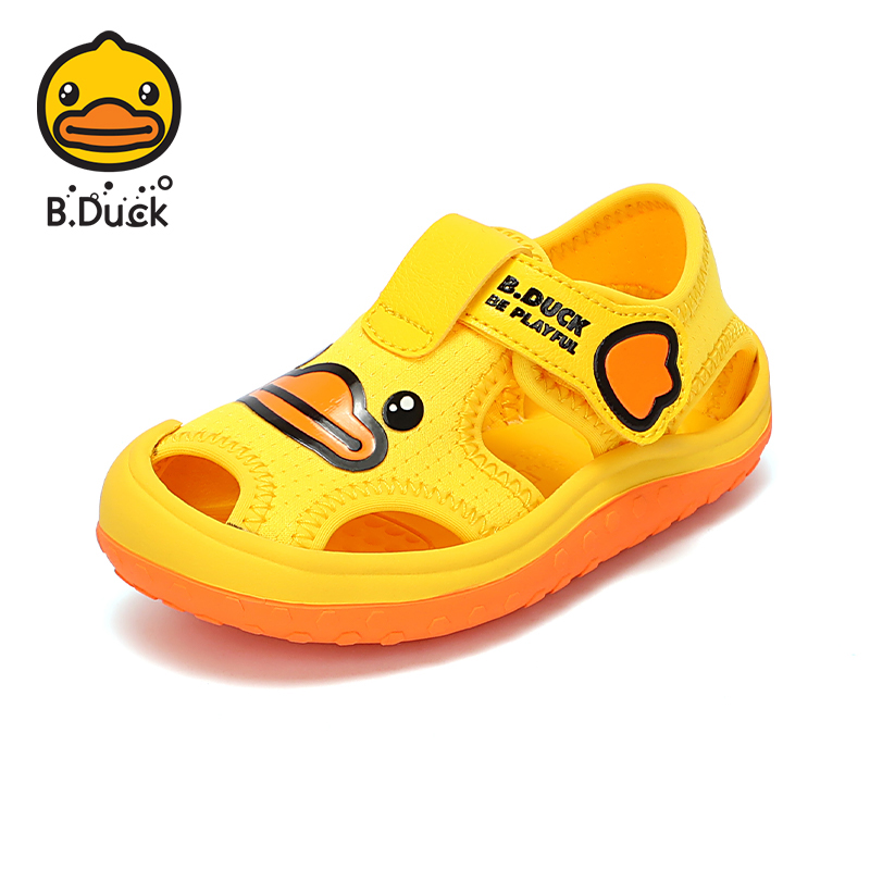 Детские сандалии B.DUCK, Нескользящие, легкие, с мультяшным рисунком