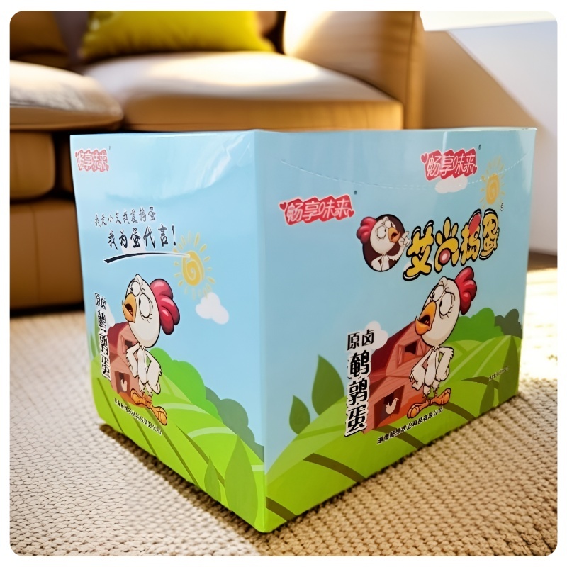 Freshly braised plain eggs 18g, 30 packs per box, quail eggs, a must-have snack at home
