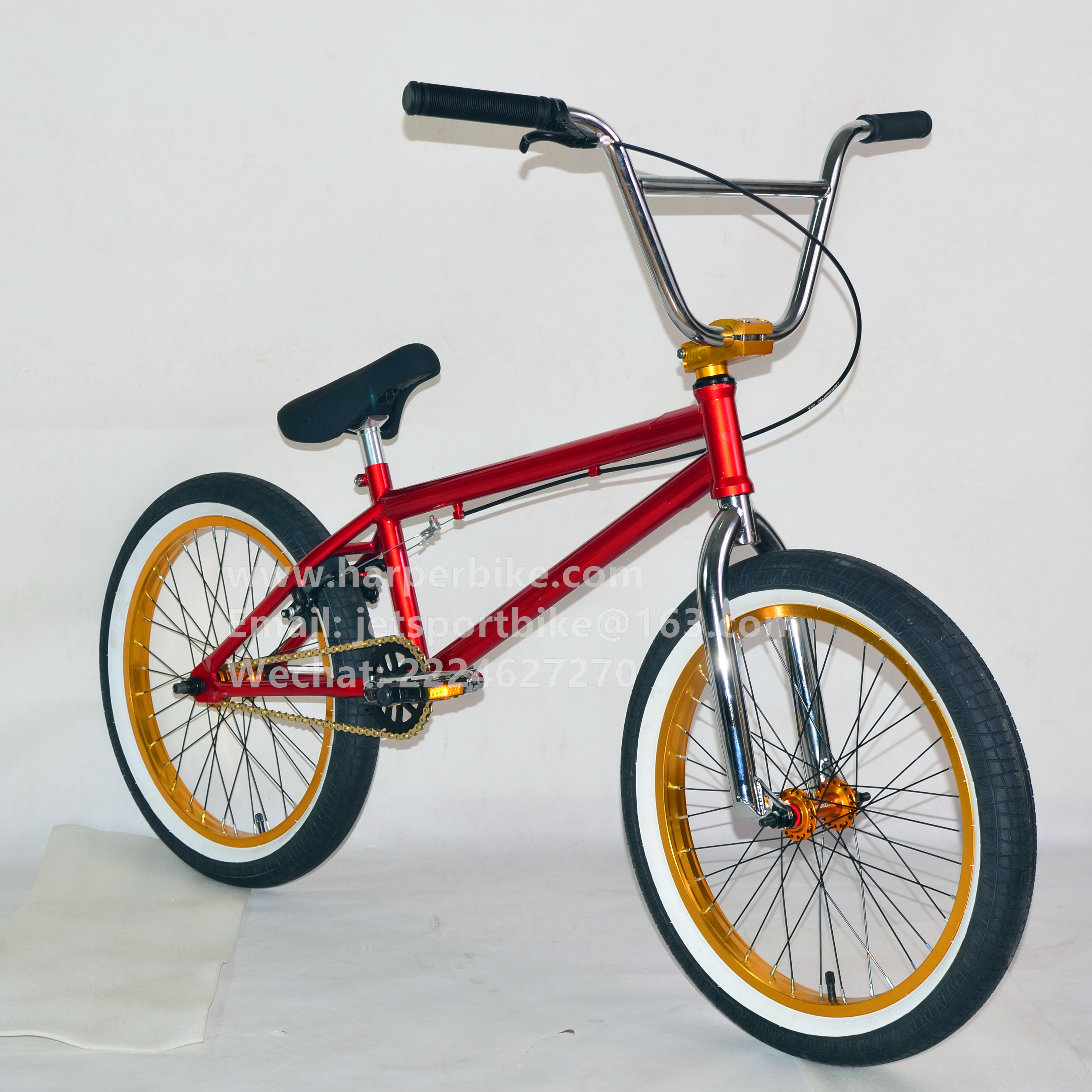 Полный cromoly 20 дюймов bmx велосипед для производительности трюков