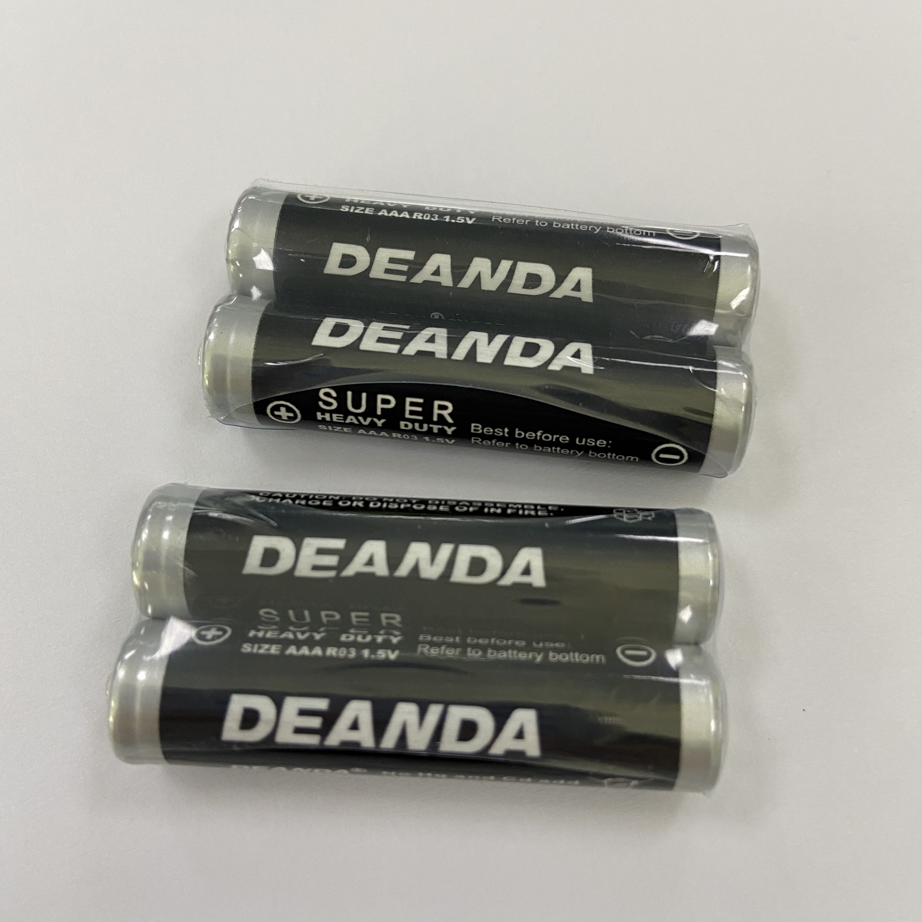Большая мощность сухая батарея 260mAh 1,5 V R03 углеродистая цинковая батарея
