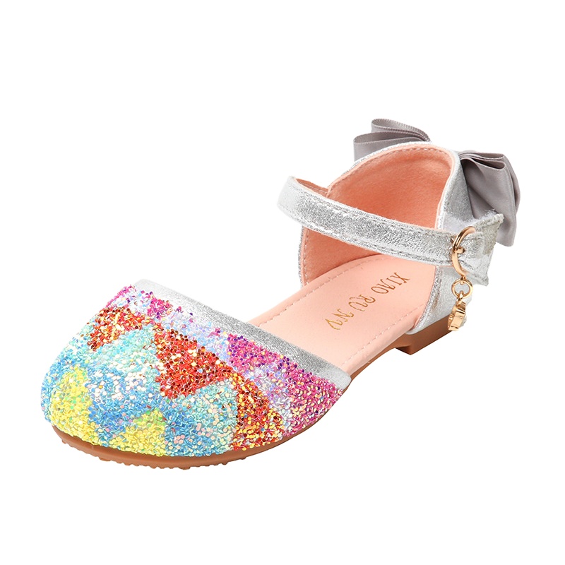 sandals pink blue baby Wedding soft bottom dress crystal children summer baby girls princess shoes