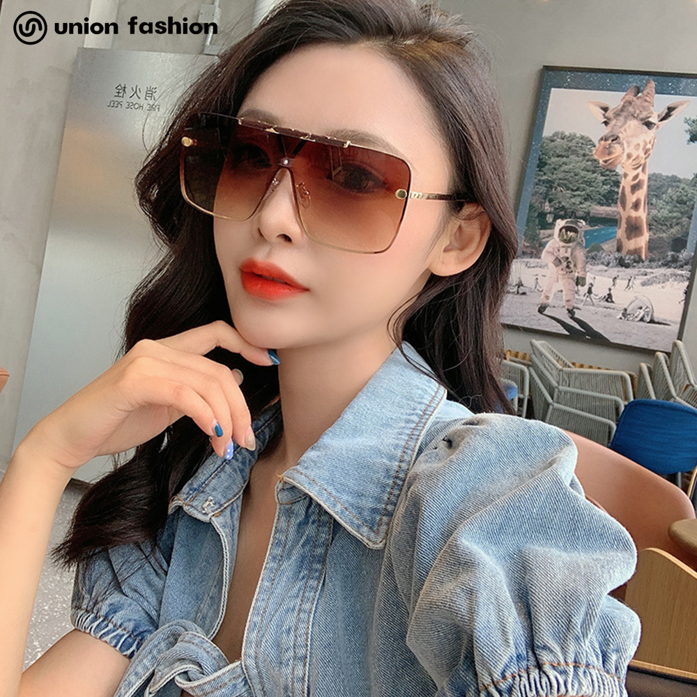 High Quality New Fashion Designer Oversized Square Ladies Sunglasses