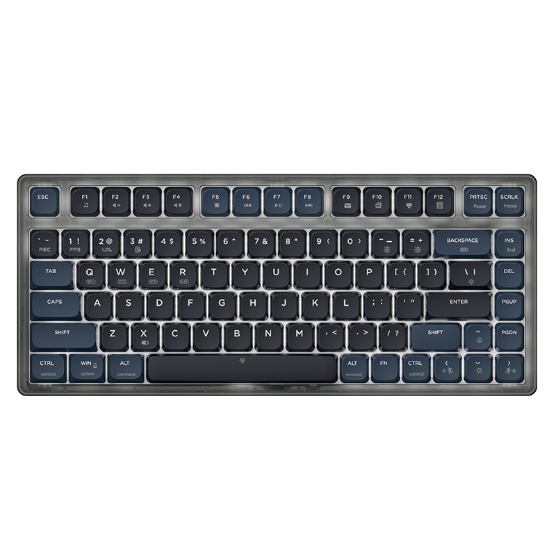 Ajazz AK832 83 клавиши беспроводной BT трехрежимный с клавиатурой Outemu низкопрофильный переключатель для офиса