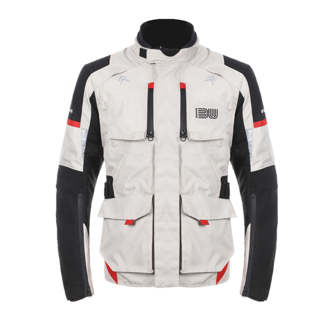 BOWINS Versatile Waterproof Adventure Moto Jacket Motorcycle Wear with CE Safety Armors