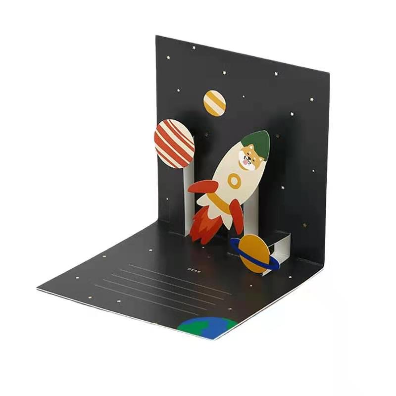 customized greeting card 3d offset printing