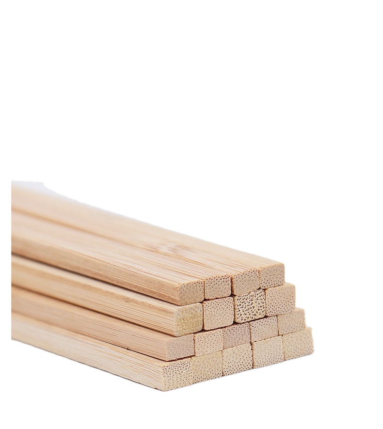 Rectangle Natural Bamboo Sticks 3mm Crafting Bamboo Strips for DIY for bamboo products