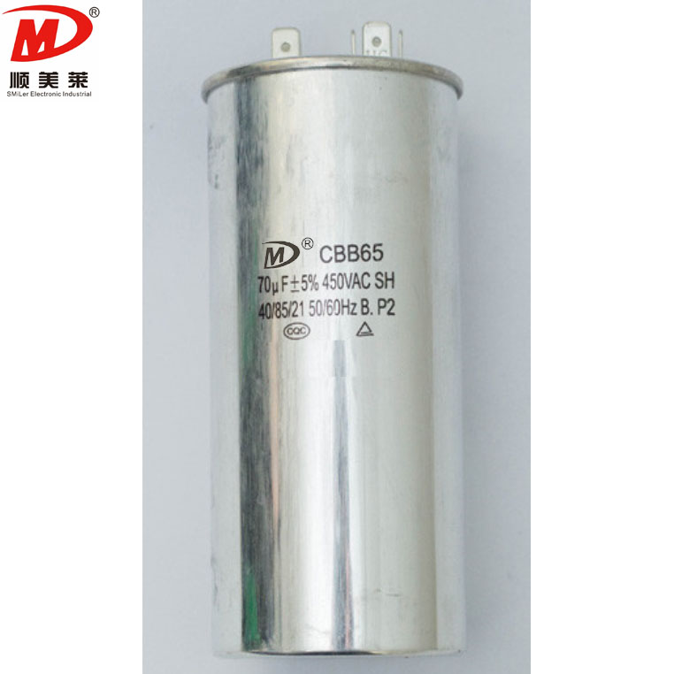 air conditioner capacitor for ac motor running capacitors 1-120uf 450V in cbb65